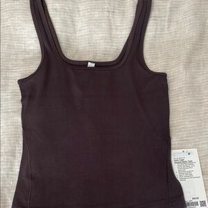 Lululemon Athletica Dark Brown Tank Top